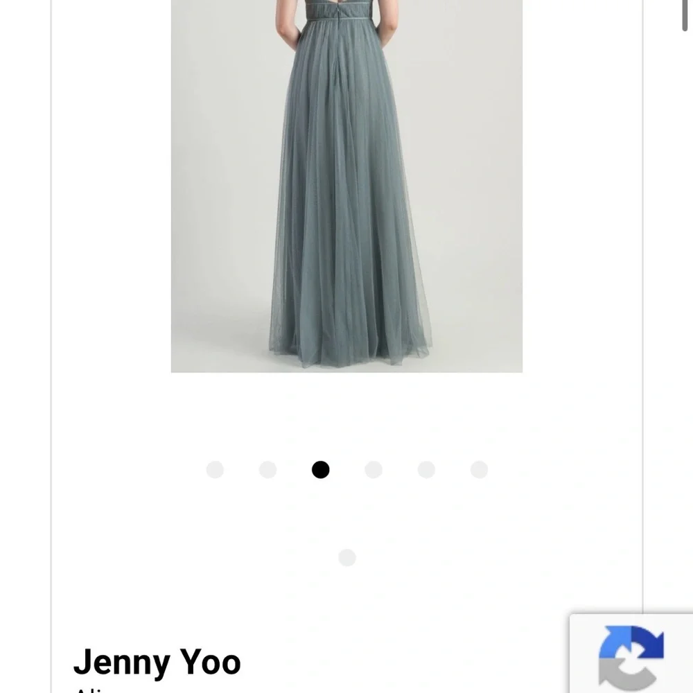 Jenny Yoo Mayan Blue Soft Tulle - Picture 7 of 12